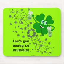 Funny St Patricks Day Mousepad