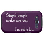 Funny Stupid People Galaxy S III Case Samsung Galaxy SIII Cases
