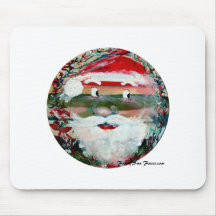 Funny Sun Faces Christmas Holiday Gifts Mousepads