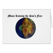 Funny Sun Faces, Moon Kissing Sun Cards & Postage