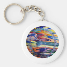 Funny Sun Faces, One Eye SunFace Watching You Keychains