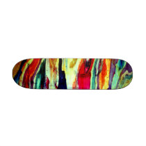Funny Sun Faces, Watching Over You Skateboard