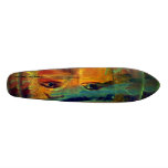 Funny Sun Faces, Watching Over You Skateboard