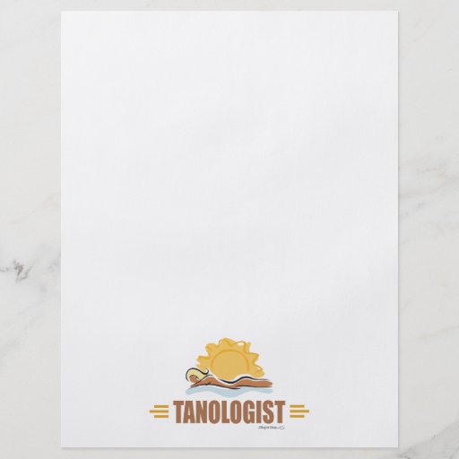 Funny Sun Tanning Full Colour Flyer