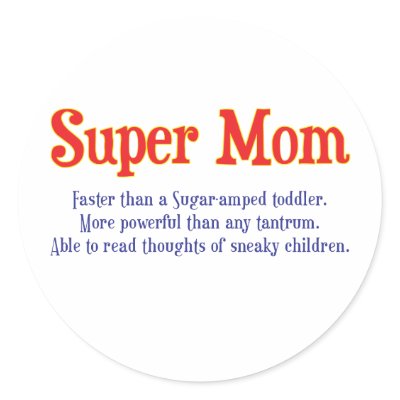 Funny Super Mom gifts and cards for your super mom by holidaywhimsy
