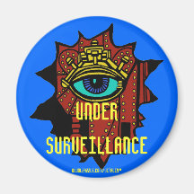 Funny surveillance magnet