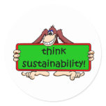 funny sustainability stickers