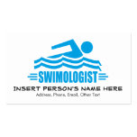 Funny Swimming Business Card