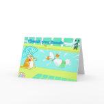 Funny swimming thank you coach card