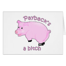 Funny Swine Flu Products Cards