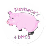 Funny Swine Flu Products Stickers