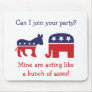 Funny switch political parties mousepads