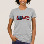 Funny T-Shirt, Love with Peace Sign