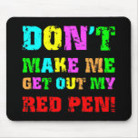 Funny teacher mouse pads