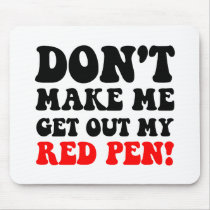 Funny teacher mousepad