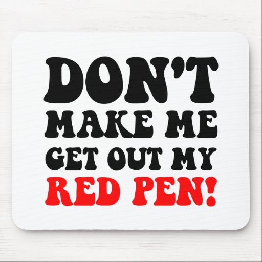 Funny teacher mousepad