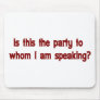 Funny Telephone Operator Mousepad 