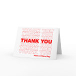 Funny Thank You Design cards