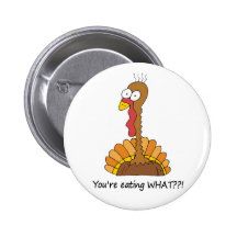 Funny Thanksgiving button