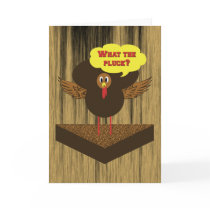 Funny thanksgiving cards - talking turkeys