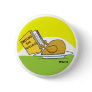 Funny Thanksgiving Roast Turkey Cartoon Button