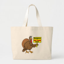 Funny Thanksgiving turkey Bag