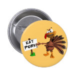 Funny Thanksgiving Turkey button