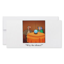 Funny Thanksgiving Turkey Fortune Cartoon Gifts!