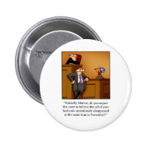 Funny Thanksgiving Turkey Trial! Buttons