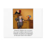 Funny Thanksgiving Turkey Trial! Postcard