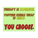 Funny Therapy T-shirts Gifts Post Card