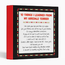 Funny Things I Learned From My Airedale Terrier Binders