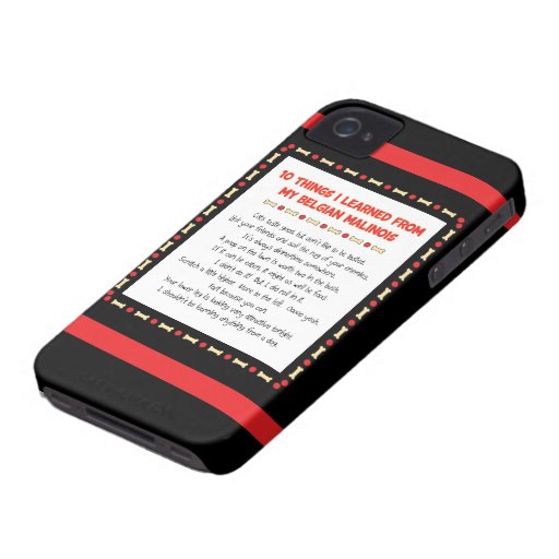 Funny Things I Learned From My Belgian Malinois Case-Mate iPhone 4 Cases