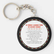 Funny Things I Learned From My Biewer Terrier Key Chain
