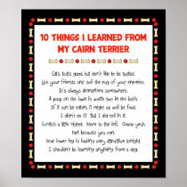 Funny Things I Learned From My Cairn Terrier Print
