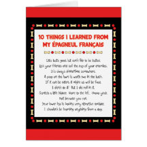 Funny Things I Learned From My Épagneul Français Greeting Cards
