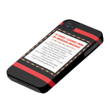 Funny Things I Learned From My Rhodesian Ridgeback iPhone 4 Case-Mate Case