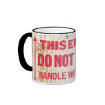 Funny This Side Up Do Not Drop Coffee Mug