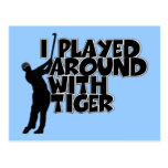 Funny topical golf post cards