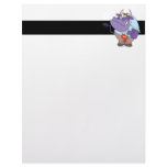 funny tough bull cartoon personalized letterhead