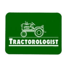 Funny Tractor Vinyl Magnets