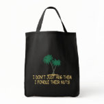 Funny tree hugger canvas bags
