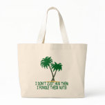 Funny tree hugger bag
