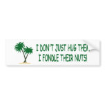 Funny tree hugger