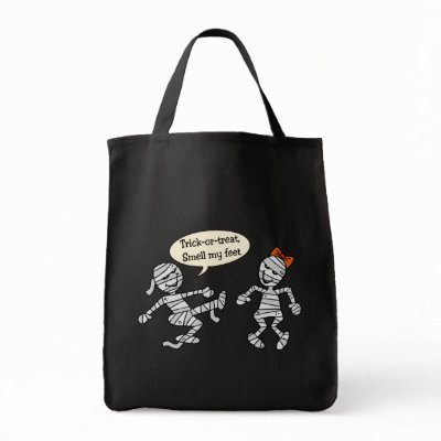 Funny Trick-or-Treat bag by holiday_tshirts