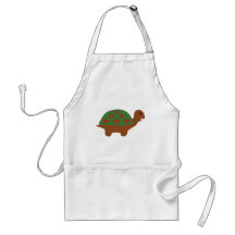 funny turtle apron