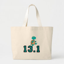 Funny turtle half marathon bags