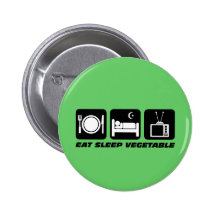 Funny TV Pinback Button