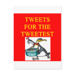 funny tweet joke for tweetest day postcards