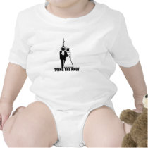 Funny, "Tying the knot" wedding design